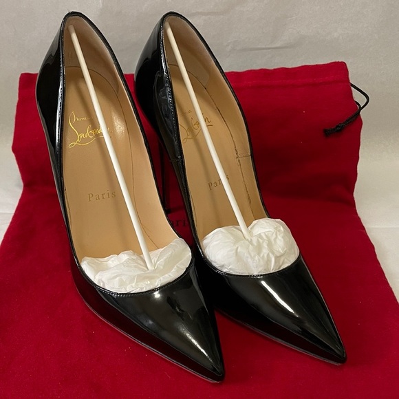 Christian Louboutin So Kate’s in 120mm. Glossy Black patent. EU38 - Picture 4 of 10